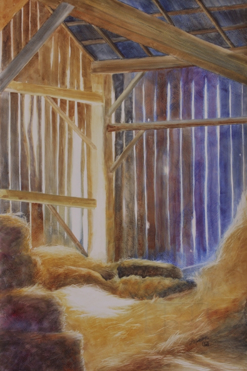 A Place for Lofty Thoughts. Watercolour on Gessoed Paper. 15x22". Lianne Todd. $450.00